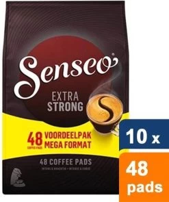 Senseo Extra Strong Koffiepads - 10 X 48 Stuks -Koffie en Thee Verkoop 1006x1200 1
