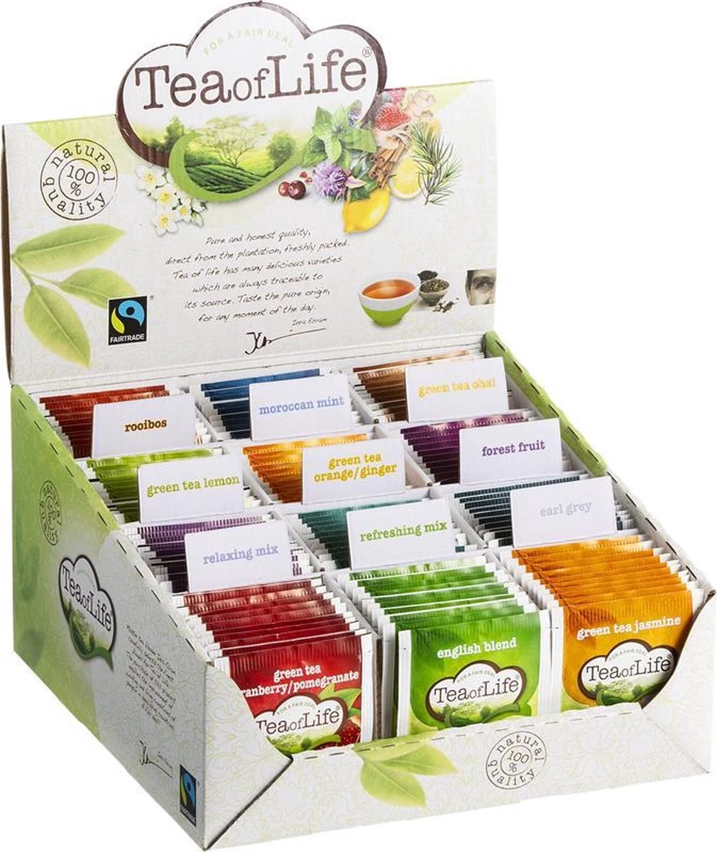 Tea Of Life | Thee Assortibox | 12 X 10 Zakjes 2 Tea Of Life | Thee Assortibox | 12 X 10 Zakjes