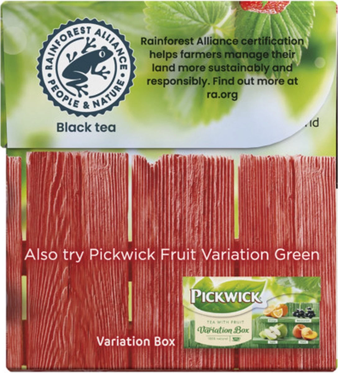 Pickwick Fruit Thee Variatie Rood - 12 X 20 Zakjes 8 Pickwick Fruit Thee Variatie Rood - 12 X 20 Zakjes - Afbeelding 6