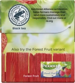 Pickwick Aardbei Fruit Thee - 12 X 20 Zakjes -Koffie en Thee Verkoop 1089x1200 2