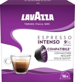 Lavazza Espresso Intenso Capsules - Geschikt Voor Dolce Gusto Apparaat - 16 Stuks X3 -Koffie en Thee Verkoop 1095x1200