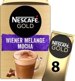 Nescafé Gold Wiener Melange Mocha Oploskoffie - 6 Doosjes à 8 Zakjes -Koffie en Thee Verkoop 1111x1200 1