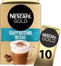Nescafé Gold Cappuccino Decafé Oploskoffie - Ongezoet - 6 Doosjes à 10 Zakjes -Koffie en Thee Verkoop 1111x1200 4
