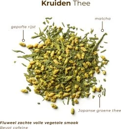 Soolong Taste Japan Nr33 Japanse Groene Thee - Fluweelzacht - Genmaicha, Matcha & Gepofte Rijst - Duurzame Losse Thee - Premium Thee Uit Japan - Blik 25gram -Koffie en Thee Verkoop 1123x1200 1