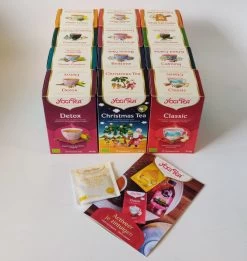 Yogi Tea Top 12 - 12 Pakjes X 17 Theezakjes - Incl. Gratis Yogi Tea Sun Salutation Brochure En Een Gratis Theezakje. -Koffie en Thee Verkoop 1134x1200 2