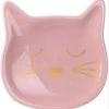 Theezakjeshouder Kat Roze Schaaltje -Koffie en Thee Verkoop 1148x1200