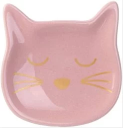 Theezakjeshouder Kat Roze Schaaltje