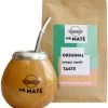 Yerba Mate Starterspakket Compleet - Traditionele Kalebas + Bombilla - Original Maté 150g -Koffie en Thee Verkoop 1151x1200