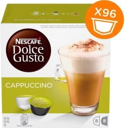 Nescafé Dolce Gusto Cappuccino - 6 X 16 Capsules -Koffie en Thee Verkoop 1171x1200