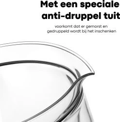 Vatten® Premium Glazen Theepot - 700ml - Dubbelwandig - Anti-drup - Transparant -Koffie en Thee Verkoop 1181x1200 1