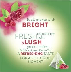 Lipton Raspberry Pomegranate Groene Thee, Met Een Smaakexplosie Van Framboos En Granaatappel - 4 X 20 Zakjes - PL-EKO-03 -Koffie en Thee Verkoop 1185x1200 1