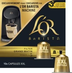 L'OR BARISTA XXL Filter Grand Matin (5) - 5 X 10 Koffiecups -Koffie en Thee Verkoop 1195x1200
