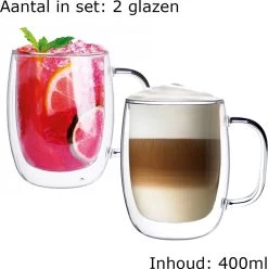 Luxe Latte Macchiato Glazen Met Oor - Dubbelwandige Koffieglazen - Cappuccino Glazen - 400 ML - 2x 11 Luxe Latte Macchiato Glazen Met Oor - Dubbelwandige Koffieglazen - Cappuccino Glazen - 400 ML - 2x -Koffie en Thee Verkoop 1197x1200 12