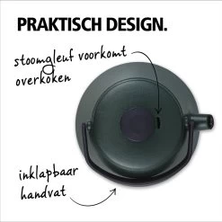 BRABANTIA T-TIME Donkergroene Theepot - Gietijzer - 0,7 L - Inclusief Zeefje -Koffie en Thee Verkoop 1198x1200 18