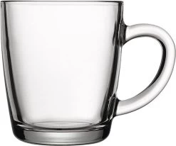 Pasabahce 55531 - Drinkglazen, Theeglas Met Handvat "Basic", Set Van 6