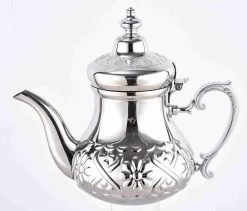 MONOO Theepot Maghreb RVS - 1.6 Liter - Turkse & Marokkaanse Theepotten