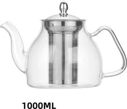 SensaHome - Infuser Theekan/Theepot - Transparant - Glas -Koffie en Thee Verkoop 1200x1033 1