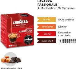 Lavazza A Modo Mio Passionale 36 Stuks -Koffie en Thee Verkoop 1200x1085