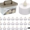 Merkloos Set Theelichtjes LED - Box Met 48 Stuks - INCLUSIEF Batterijen -Koffie en Thee Verkoop 1200x1097