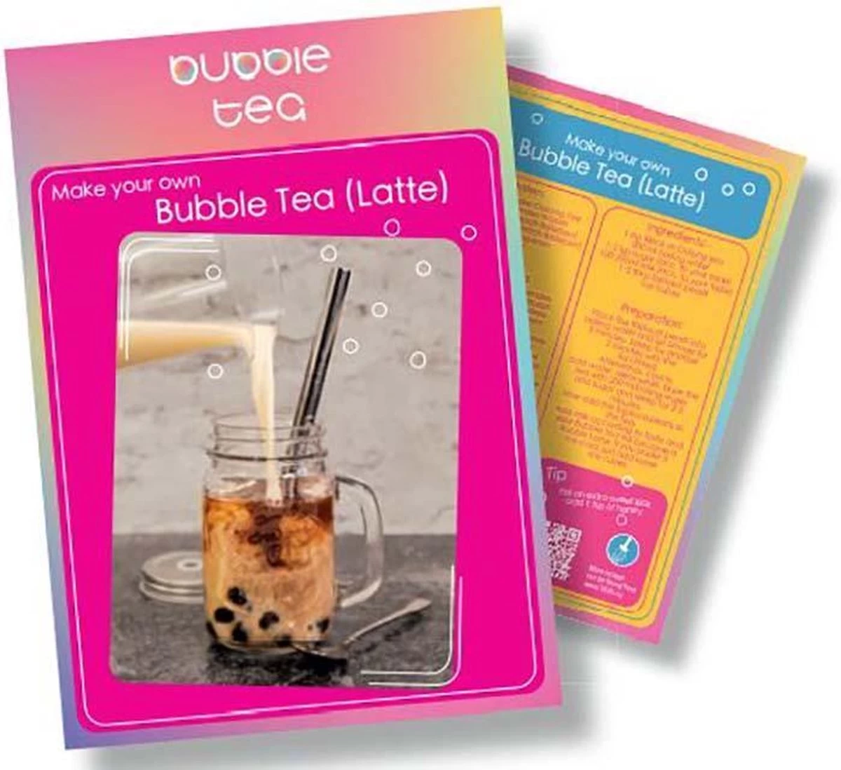 Geschenkdoos Bubble Tea - Bubble Tea Starters Kit - Maak Je Eigen Bubble Tea 5 Geschenkdoos Bubble Tea - Bubble Tea Starters Kit - Maak Je Eigen Bubble Tea - Afbeelding 3