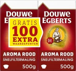 Douwe Egberts Aroma Rood Filterkoffie - Dubbelpak 6 X 1000 Gram -Koffie en Thee Verkoop 1200x1121