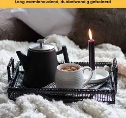 Silberthal - Theepot Met Filter - 1 L - RVS Dubbelwandig - Zwart - Cadeau 12 Silberthal - Theepot Met Filter - 1 L - RVS Dubbelwandig - Zwart - Cadeau -Koffie en Thee Verkoop 1200x1123 3