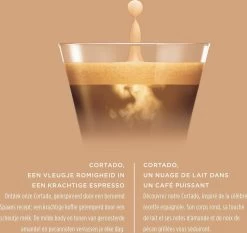 Nescafé Dolce Gusto Cortado Espresso Macchiato Capsules - 90 Koffiecups 12 Nescafé Dolce Gusto Cortado Espresso Macchiato Capsules - 90 Koffiecups -Koffie en Thee Verkoop 1200x1130