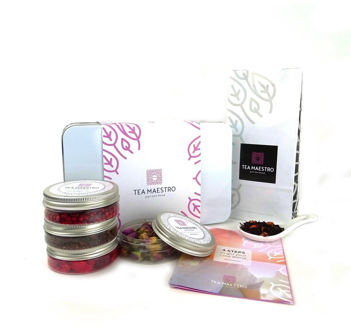 Dutch Tea Maestro - Love Blend - Maak Thuis Jouw Eigen Theeblend - Thee Cadeau - Thee Geschenk - Thee Pakket - Cadeau Voor Mannen En Vrouwen | Valentijn Cadeau | Valentijnscadeau 3 Dutch Tea Maestro - Love Blend - Maak Thuis Jouw Eigen Theeblend - Thee Cadeau - Thee Geschenk - Thee Pakket - Cadeau Voor Mannen En Vrouwen | Valentijn Cadeau | Valentijnscadeau