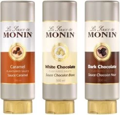 Monin Dessert Topping Dark Chocolate - 50 Cl -Koffie en Thee Verkoop 1200x1146