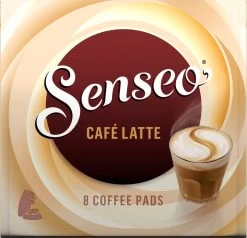 Senseo Café Latte Koffiepads - 2/9 Intensiteit - 4 X 8 Pads 19 Senseo Café Latte Koffiepads - 2/9 Intensiteit - 4 X 8 Pads -Koffie en Thee Verkoop 1200x1157