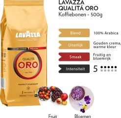 Lavazza Qualita Oro Koffiebonen - 500 Gram X4 -Koffie en Thee Verkoop 1200x1170 2
