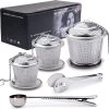 TeaLux 5-Delig RVS Theefilters Set Met Maatlepel En Lekbakjes En Knijper - Theezeef Voor Losse Thee En Kruiden - Tea InfuserStrainer Giftset - Verse Thee FilterZeef Cadeau Pakket - Kruidenbuiltje Ei Met Onderzetters - Geschenkset 2 TeaLux 5-Delig RVS Theefilters Set Met Maatlepel En Lekbakjes En Knijper - Theezeef Voor Losse Thee En Kruiden - Tea InfuserStrainer Giftset - Verse Thee FilterZeef Cadeau Pakket - Kruidenbuiltje Ei Met Onderzetters - Geschenkset -Koffie en Thee Verkoop 1200x1171 2
