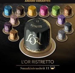 L'OR Espresso Ristretto (11) - 10 X 10 Koffiecups -Koffie en Thee Verkoop 1200x1173 1