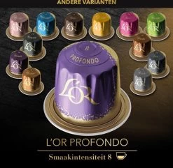 L'OR Lungo Profondo Koffiecups - Intensiteit 8/12 - 10 X 10 Capsules -Koffie en Thee Verkoop 1200x1173 6