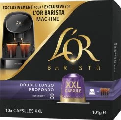 L'OR BARISTA XXL Lungo Profondo (8) - 5 X 10 Koffiecups -Koffie en Thee Verkoop 1200x1196