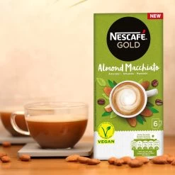 Nescafé Gold Almond Macchiato Oploskoffie - 6 Doosjes à 6 Zakjes 13 Nescafé Gold Almond Macchiato Oploskoffie - 6 Doosjes à 6 Zakjes -Koffie en Thee Verkoop 1200x1200 208