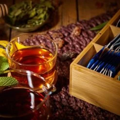 Bambuswald© Houten Theedoos Met 6 Vakken Gemaakt Van 100% Duurzame Bamboe -Koffie en Thee Verkoop 1200x1200 226