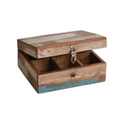 Raw Materials Scrapwood Theedoos – 6 Vakken – Gerecycled Hout -Koffie en Thee Verkoop 1200x1200 252