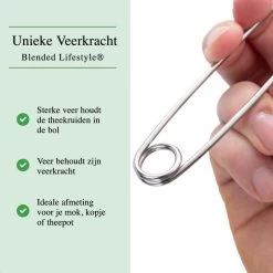 Theezeef Met Handvat Inclusief Lekplaatje - Set Van 2 Stuks - Thee Ei Voor Losse Thee - Theefilter Voor Losse Thee - Thee Infuser 12 Theezeef Met Handvat Inclusief Lekplaatje - Set Van 2 Stuks - Thee Ei Voor Losse Thee - Theefilter Voor Losse Thee - Thee Infuser -Koffie en Thee Verkoop 1200x1200 308