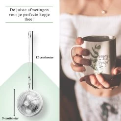 Theezeef Met Handvat Inclusief Lekplaatje - Set Van 2 Stuks - Thee Ei Voor Losse Thee - Theefilter Voor Losse Thee - Thee Infuser 15 Theezeef Met Handvat Inclusief Lekplaatje - Set Van 2 Stuks - Thee Ei Voor Losse Thee - Theefilter Voor Losse Thee - Thee Infuser -Koffie en Thee Verkoop 1200x1200 310