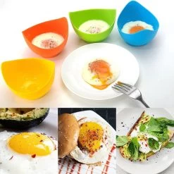 IGOODS 4 Pack Egg Poacher Cups - Perfect Gepocheerde Eieren - Egg Maker Niet-gepocheerde Eieren Cups BPA Gratis Siliconen Ei Poacher Cups Magnetron Ei Poacher- Ei Poacher Pan- Boiler Steamer- Magnetron Eieren -Koffie en Thee Verkoop 1200x1200 312