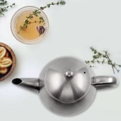 Vaja Valerie - Theepot Met Filter - Dubbelwandig - RVS - 1.2L -Koffie en Thee Verkoop 1200x1200 359