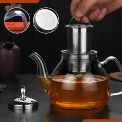 SensaHome - Infuser Theekan/Theepot - Transparant - Glas -Koffie en Thee Verkoop 1200x1200 362