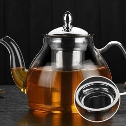 SensaHome - Infuser Theekan/Theepot - Transparant - Glas -Koffie en Thee Verkoop 1200x1200 369