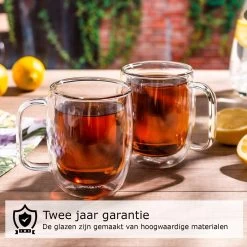 Luxe Latte Macchiato Glazen Met Oor - Dubbelwandige Koffieglazen - Cappuccino Glazen - 400 ML - 2x 9 Luxe Latte Macchiato Glazen Met Oor - Dubbelwandige Koffieglazen - Cappuccino Glazen - 400 ML - 2x -Koffie en Thee Verkoop 1200x1200 392