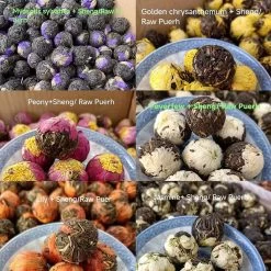 Cadeauset Pu-erh Thee Met Bloemen | 18 X 8 Gram Thee | Voor 18 Liter -Koffie en Thee Verkoop 1200x1200 421