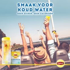 Lipton Cold Infuse Lemon & Camomile, Smaak Voor Koud Water Zonder Suiker En Calorieën - 6 X 10 Zakjes - NL-BIO-01 -Koffie en Thee Verkoop 1200x1200 428