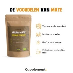 Cupplement | Thee Set 2 Delig | Yerba Mate 100 Gram & Matcha 90 Gram | Biologisch | Gratis Verzending, Opschuimer & Batterijen | Cadeau Pakket -Koffie en Thee Verkoop 1200x1200 481