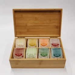 Yogi Tea - Bamboe Theekist - Incl. 8 Smaken X 10 Theebuideltjes -Koffie en Thee Verkoop 1200x1200 537