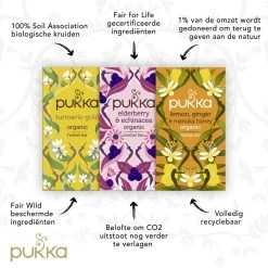 Pukka Support Thee Bundel, Biologische Kruidenthee Ter Ondersteuning Van Je Welzijn - 3 X 20 Zakjes - GB-BIO-05 -Koffie en Thee Verkoop 1200x1200 562